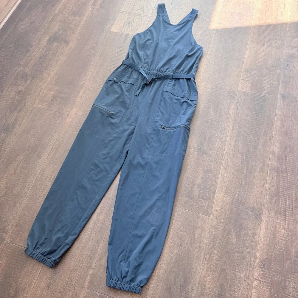 Patagonia Fleetwith Belted Jumpsuit | Tidepool Blue | Large - Picture 5 of 9